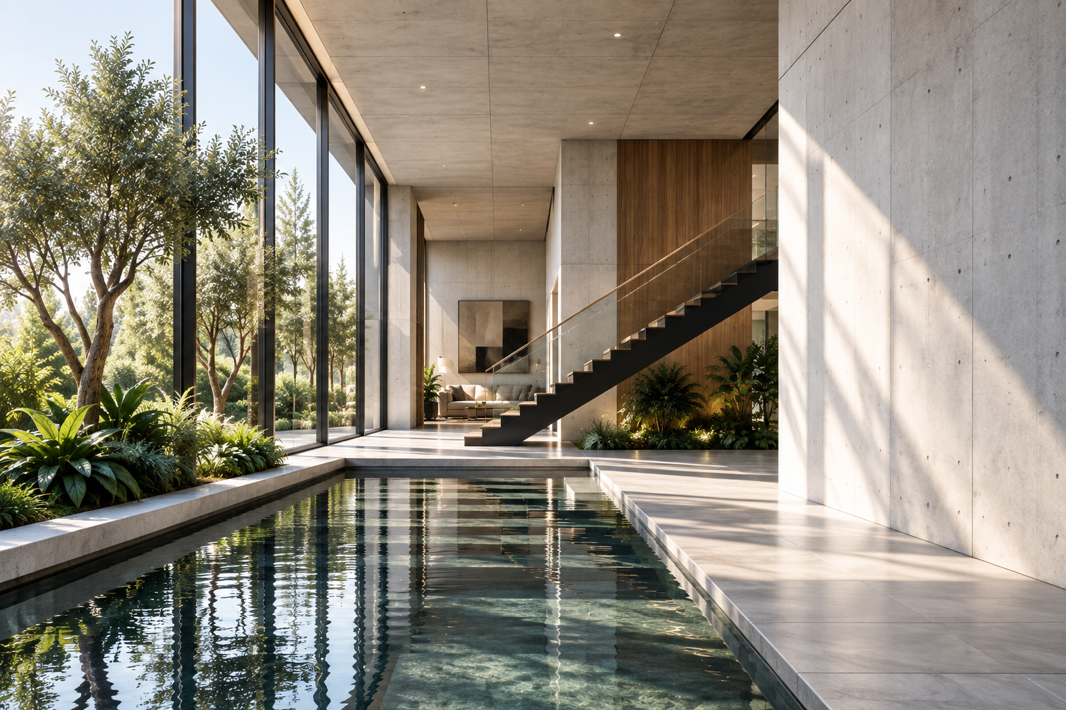Modern architectural interior