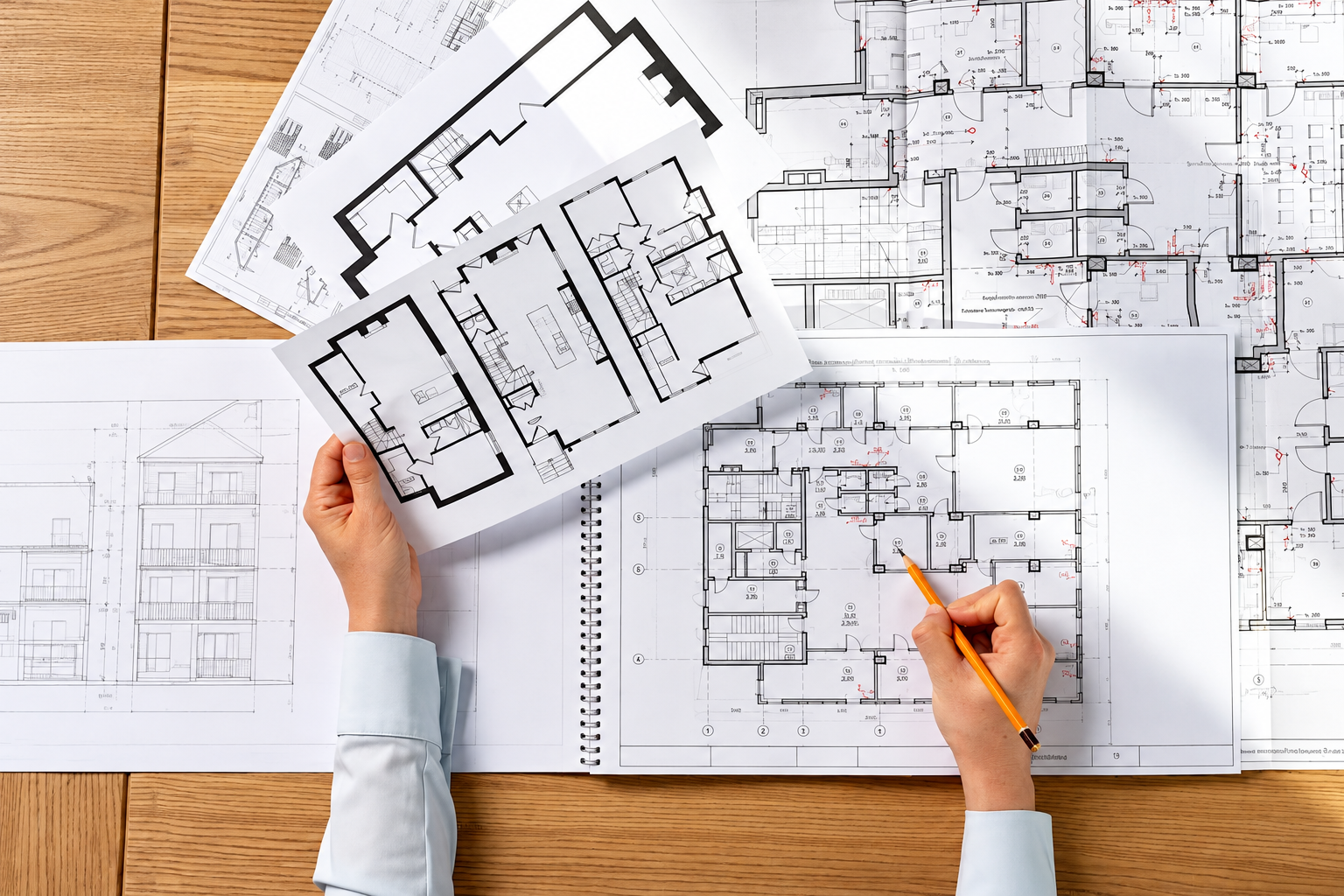 Architectural floor plan drawing